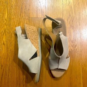 Clark’s Collection Cork Wedge Sandal, size 9! Like new, worn once.